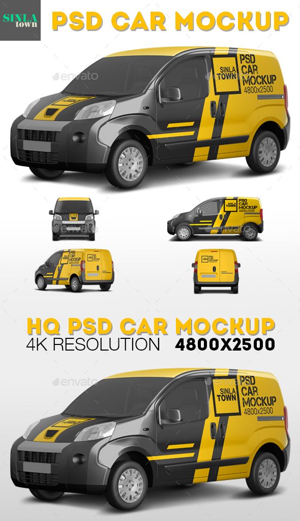 Vehicle Wrap Mockup Free Download Free and Premium PSD Mockup